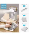Mini Air Cooler LED Night Light Water Mist Fun 3 In 1 Air Humidifier. 