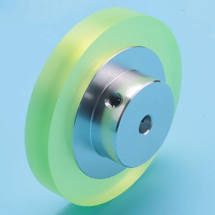 200Mm Aluminum Polyurethane Industrial Encoder Wheel Measuring Wheel ...