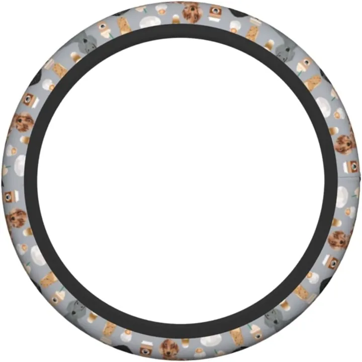 Dachshund%20Cute%20Dog%20Grey%20Steering%20Wheel%20Cover%20For%20Men%20Women%20Able%20Anti-Slip%20Breathable%20Suv%20Car%20Accessories%20Summer%20-%20Image%202