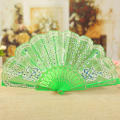 PVC Folding Fan Chinese Fan Folding Hand Fan Decorative Handheld Fan Peacock Fan Handheld Fan Craft Fan Decorative Fan Dance Fan. 