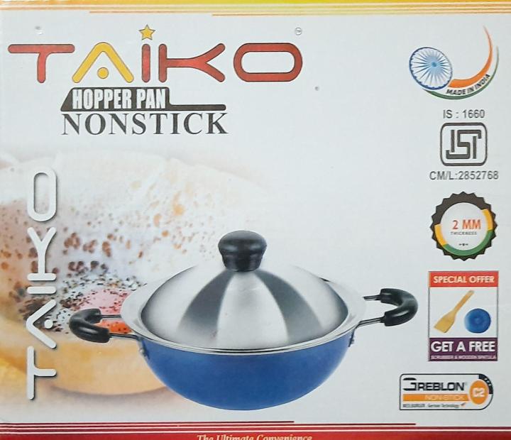 Taiko%20Non-Stick%20Hopper%20Pan%20with%20FREE%20Scrubber%20&%20Wooden%20Saputula%20-%20Image%202