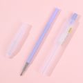 Push Type Signature Gel Pen Simple Press Pen Comfortable Grip Smooth and Round Writing Pen Body School Office Stationary Supplies Frosted Plastic Black Ink Gel Pen. 