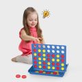 Foldable Connect 4 In A Line Board Game Classic Party Chess Family Toy Early Educational Puzzle Children Thinking Training Gifts. 