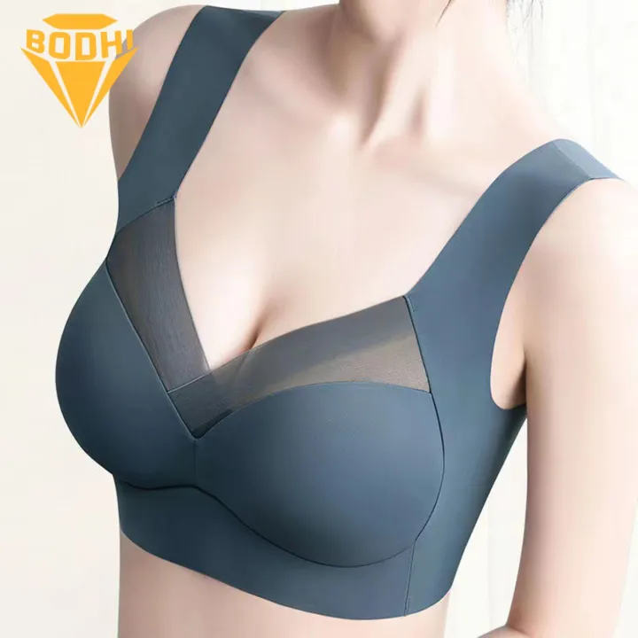 Women Sports Bra Quick Dry Wide Shoulder Strap Sports Brassieres