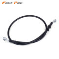Motorcycle 500mm-2000mm Braided Steel Hydraulic Reinforced Brake Clutch Radiator Cooler Hose Line 28 Degree Banjo. 