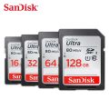 【32GB 】 SanDisk SD Card 128GB 64GB 32GB 16GB microSDHC SDXC UHS-I Memory Card micro SD Card TF Class10 U3 For Camera SDUNC. 
