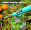 Water Sprayer Head for Waste Bottles Interface Plastic Head Water Pressure Trolley Adjustable Gun Spray Garden Bonsai. 