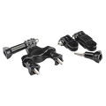 Bicycle Bike Handlebar Mount Adapter for Hero Three Way Adjustable Bike Seatpost Three Way Adjustable Pivot Arm. 
