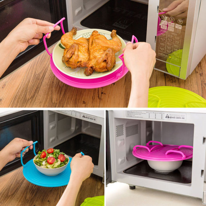 Multi Functional Microwave Oven Heating Layered Steaming Tray Double Layer Rack Bowls Holder Organizer Tool Kitchen Accessories