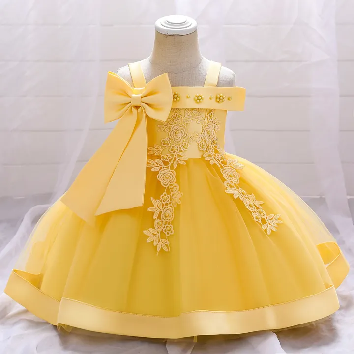 6%2012%2024%2036%20Months%20Baby%20Girls%20Dress%20Big%20Bow%20Wedding%20Party%20Elegant%20Little%20Princess%20Dress%20Kids%20Birthday%20Present%20Christmas%20Vestidos%20-%20Image%203