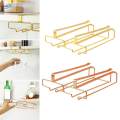 Stemware Rack Glass Cup Rack Hanging Glass Holder for Cupboard Pantry Cafe. 