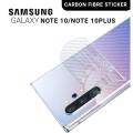 Clear Slim Transparent Carbon Fiber Film Mobile Phone Back Skin Rear Protective Sticker For Samsung Galaxy Note 10 Note 10 Plus. 