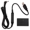 5V 2A ACKE12 ACK-E12 USB  Cord Adapter + LP-E12 DR-E12 DC Coupler for Canon EOS M M2 M10 M50 Digital Camera. 
