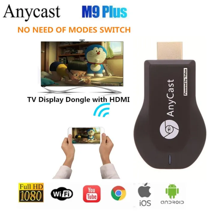 AnyCast M9 Plus Airplay HD 1080P Wireless WiFi Receiver Miracast HDMI TV Stick
