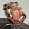 6Inch Mini Adorable Cat Reborn Doll Painted Whole Solid Silicone Lifelike Reborn Baby Dolls Toys For Kid's Gift Bebê Reborn. 