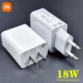 Original Xiaomi Redmi 13C Charger Fast Charge USB PD 18W EU Adapter For Redmi 13R 12 8 9 9T 10 8A Poco C40 M3 Pro Mobile Phone. 