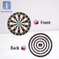 Double sided dart board set built in hanging hook.. 