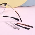 1 Pair Simple Durtable Glasses Metal Thin Leg Cover  Temple Tip Universal Anti-slip Soft Comfortable Round Hole Ear Hook Eyewear Accessories. 