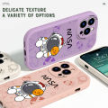 UCUC for iPhone X / XS Back Cover Cute Astronaut Leather Case Soft Thin Drop Resistant Phone Case. 