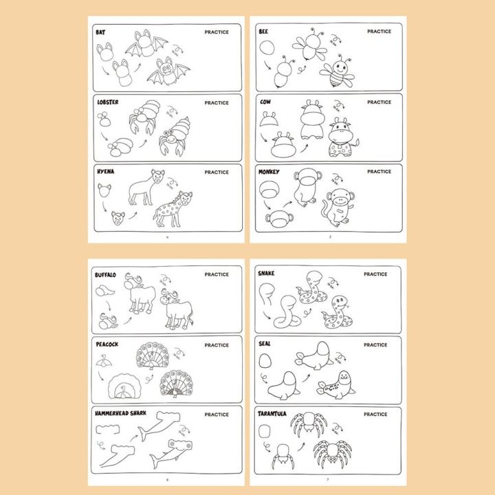 Creative%20How%20to%20Draw%20Animals%20Animals%20Drawing%20Book%20Illustrated%20Tutorials%20Painting%20Guide%20Figure%20Templates%20Painting%20Book%20Step-by-Step%20Guide%20Early%20Educational%20Step-by-Step%20Drawing%20Book%20Classroom%20-%20Image%208