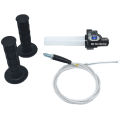 Motorcycle Grips With 14 Quick Turn Throttle Settle 1200MM Throttle Cable For PRO TAPER Handlebar Dirt Pit Bike Motocross Parts. 