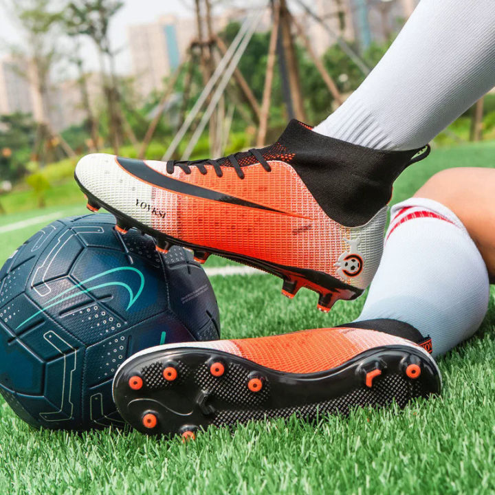 2023 New Professional Futsal Football Boot Men Women's Grass Long Spikes Society Soccer Cleats Men Training Shoes Botas De Fútbol