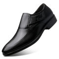 Leather Shoes Men's Summer Breathable British Men's Casual Shoes Business Formal Wear Shoes Korean Youth All-Matching Men's Shoes Wedding Shoes. 
