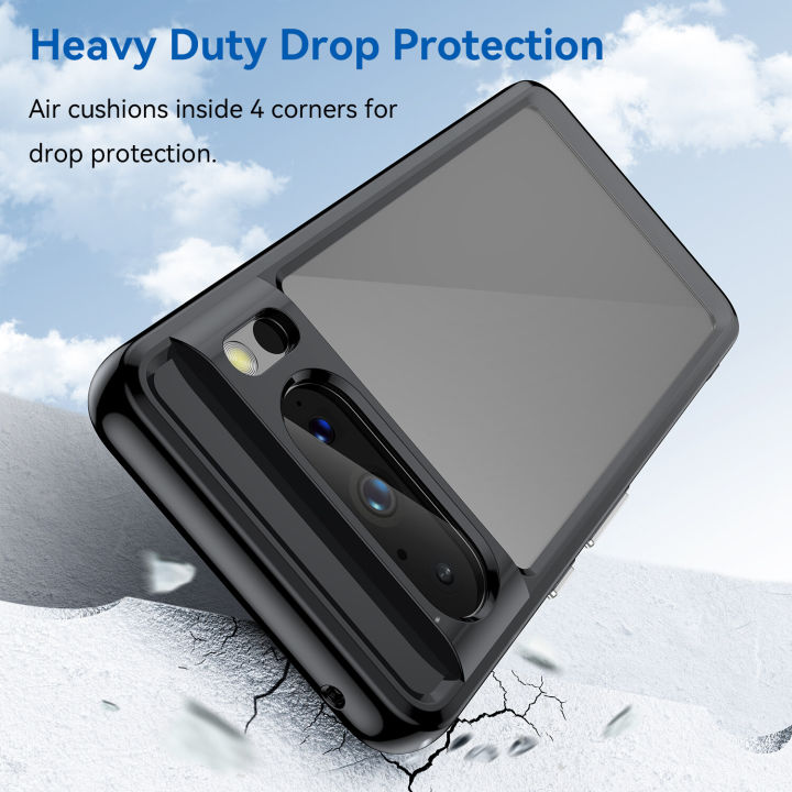 lthmy%20for%20Google%20Pixel%208%20Pro%20case%20Transparent%20Hard%20Back%20with%20Shockproof%20Enhanced%20Side%20Protective%20Bumper%20Phone%20Cover%20-%20Image%202