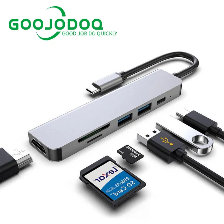 GOOJODOQ%20USB%20HUB%20HDMI%20USB%20Type%20C%206-In-1%20Hub%206%20Ports%20PD%2087W%20Charging%202%20Ports%20USB%203.0%204K%20HD%20TF%20Card%20SD%20Card%20Micro%20Card%20Reader%20High%20Speed%20Adapter%20Type%20C%203.0%20Splitter%20USB%20C%20HUB%20for%20MacBook%20Pro%20-%20Image%203