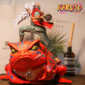 naruto Naruto figure Naruto Kakashi Uchiha Sasuke with earth weasel I Ai Luo Jiraiya model ornaments Action Figures. 