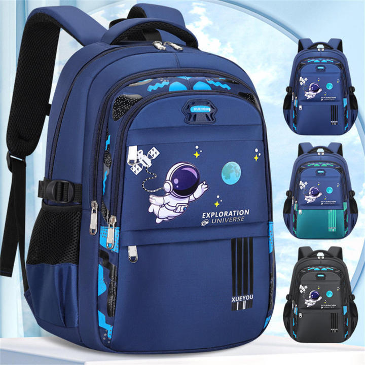 School Bag Forgirls Breathable Backpack For Teens Boys And Girls School Bag With Space Theme Large Capacity Backpack Lightweight Backpack For Students Astronaut themed Backpack Daraz.lk