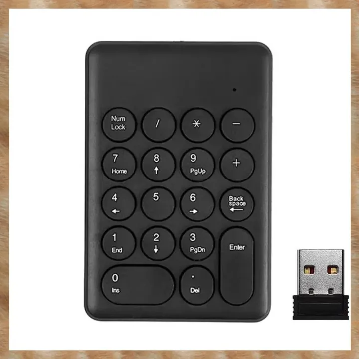 2.4G Wireless Digital Keyboard Mini Numeric Keypad for Laptop Notebook ...