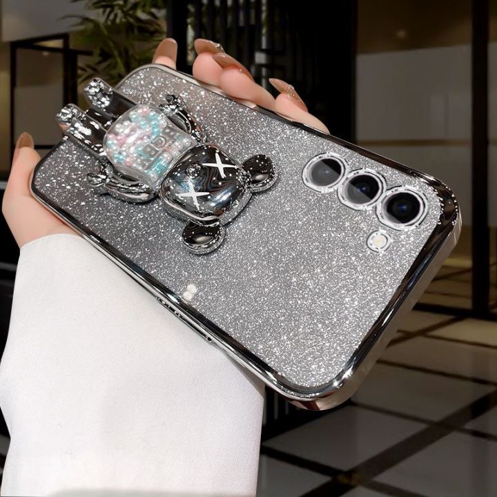 For%20Samsung%20Galaxy%20S24%20/%20S24%20Plus%20/%20S24%20Ultra%20Back%20Cover%20with%20Cartoon%203D%20Bear%20Stand%20Luxury%20Slim%20Gradient%20Plating%20Glitter%20Girls%20Stylish%20Phone%20Case%20Clear%20Soft%20Silicone%20Protective%20Cases%20Pouch%20-%20Image%203