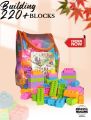 Vorix 220+ Pcs Building Blocks for Kids – Educational Construction Toy – Non-Toxic Plastic – Brain-Boosting STEM Activity – Colorful Creative Bricks – DIY Learning Set – Best Gift for Boys Girls – Fun Interactive Play. 