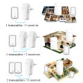 Wireless Self-powered Outdoor Doorbell No Battery Required Waterproof Transmitter 220V EU Receiver Doorbell Set for Home Control Wireless Self-powered Outdoor Doorbell No Battery Required Waterproof Transmitter 220V EU Receiver Doorbell Set for Home Cont. 