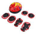 Kids Cycling Helmet Protective Gear Kids Bike Helmet Set Stylish Look for Roller Skating. 