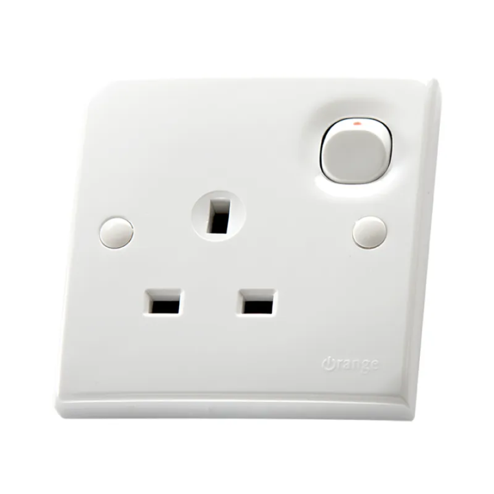 Kevilton/Orange 13a Socket Extra Safe White Color