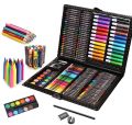 168PCS Paint Brush Set Children's Painting Stationery Watercolor Crayon Colored Pencil Art Supplies for Children's Gifts 168pcs Drawing Pen Art Set Kit Painting Sketching Color Pencils Crayon Oil Pastel Water Color Glue with Case for Children Kids. 