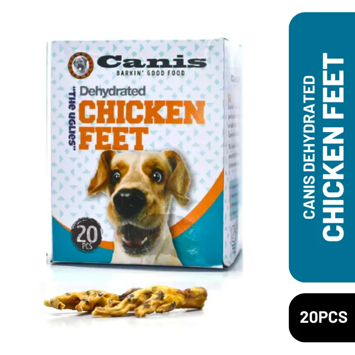 Canis Dehydrated Chicken Feets 20Pcs