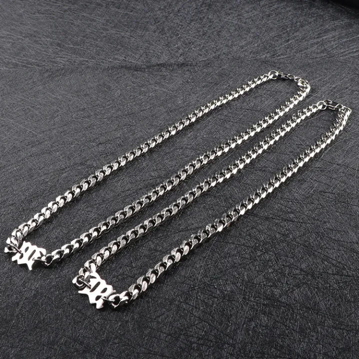 N%20XL%20Fu%20Brian%20Seven%20Brothers%20with%20the%20same%20Cuban%20necklace%20European%20and%20American%20men's%20personality%20clavicle%20chain%20thickened%20stainless%20steel%20jewelry%20-%20Image%203