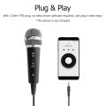 Condenser Microphone Plug and Play Mic with 3.5mm TRS Plug Desktop Tripod for Recording Live Streaming. 