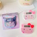 8 Digits Sanrio Hello Kitty Mini Calculator Anime Portable Calculator Office Accounting Tool School Students Stationery Gifts. 