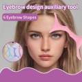 Silicone Eyebrow Shaping Tool Eyeliner Stencil Make Up Tool. 