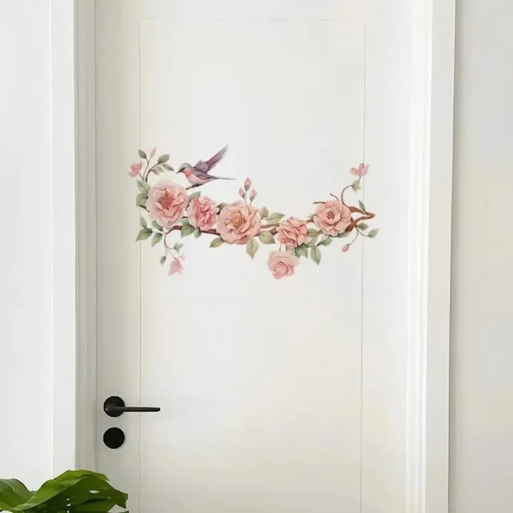 Flower%20Branches%20Bird%20Bedroom%20Living%20Room%20Study%20Home%20Decoration%20Wall%20Stickers%20Wholesale%20Self-adhesive%20Pegatinas%20De%20Pared%20-%20Image%202