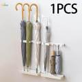 Wall Mounted Umbrella Rack Stand Umbrella Storage Holder for Indoor Entryway. 