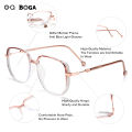 OQ BOGA 6 Colors Fashion Anti Blue Light Radiation Computer Glasses Women Men Eye Protection Glitter Border Frame Eyewear. 