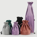 Jewelry Flannel Drawstring Bags Round Bottom Wedding Party Christmas Gift Pouch Package Display 6x12/9x14/13x18/10x34cm. 