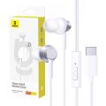 Baseus Encok CZ11 Type-C Wired Headphone, In-Ear Headset USB-C Earphone With Mic. 