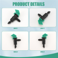 60 Pieces 4GPH Removable Drip Sprinkler Irrigation Drip Emitter Garden Flag Irrigation Dripper, for Trees and Shrubs. 