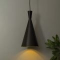 Black Metal Modern Hanging Light Pendent Light Nordic Pendant Lamp Inverted Cone Shaped Kitchen Bedroom Living Room Ceiling Lamp. 